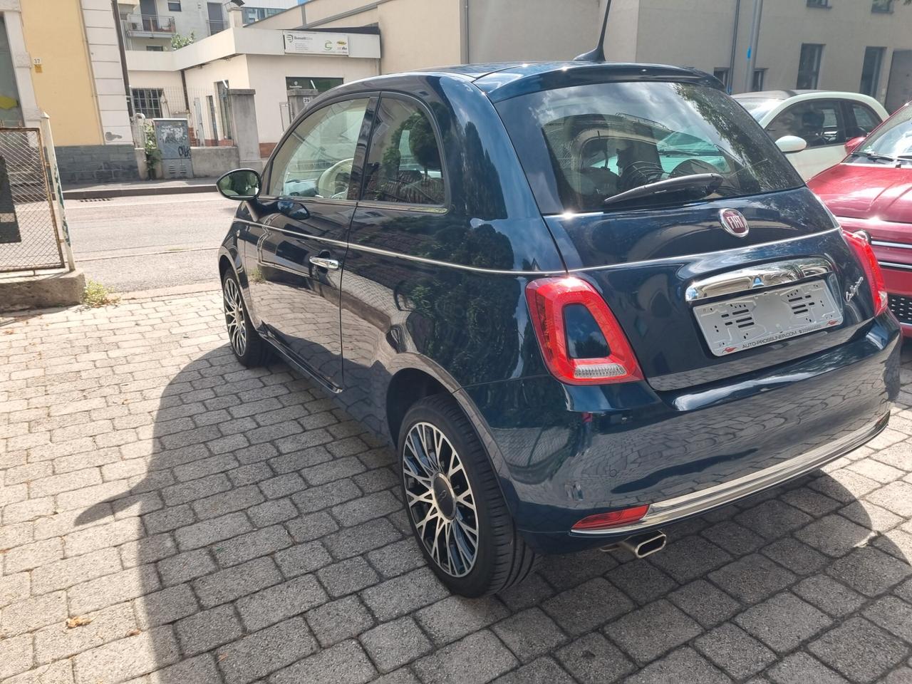 Fiat 500 collezione 1.2 69 cv anno 2018 km 61000