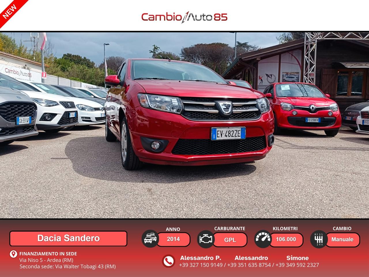 Dacia Sandero 1.2 GPL 75CV Lauréate
