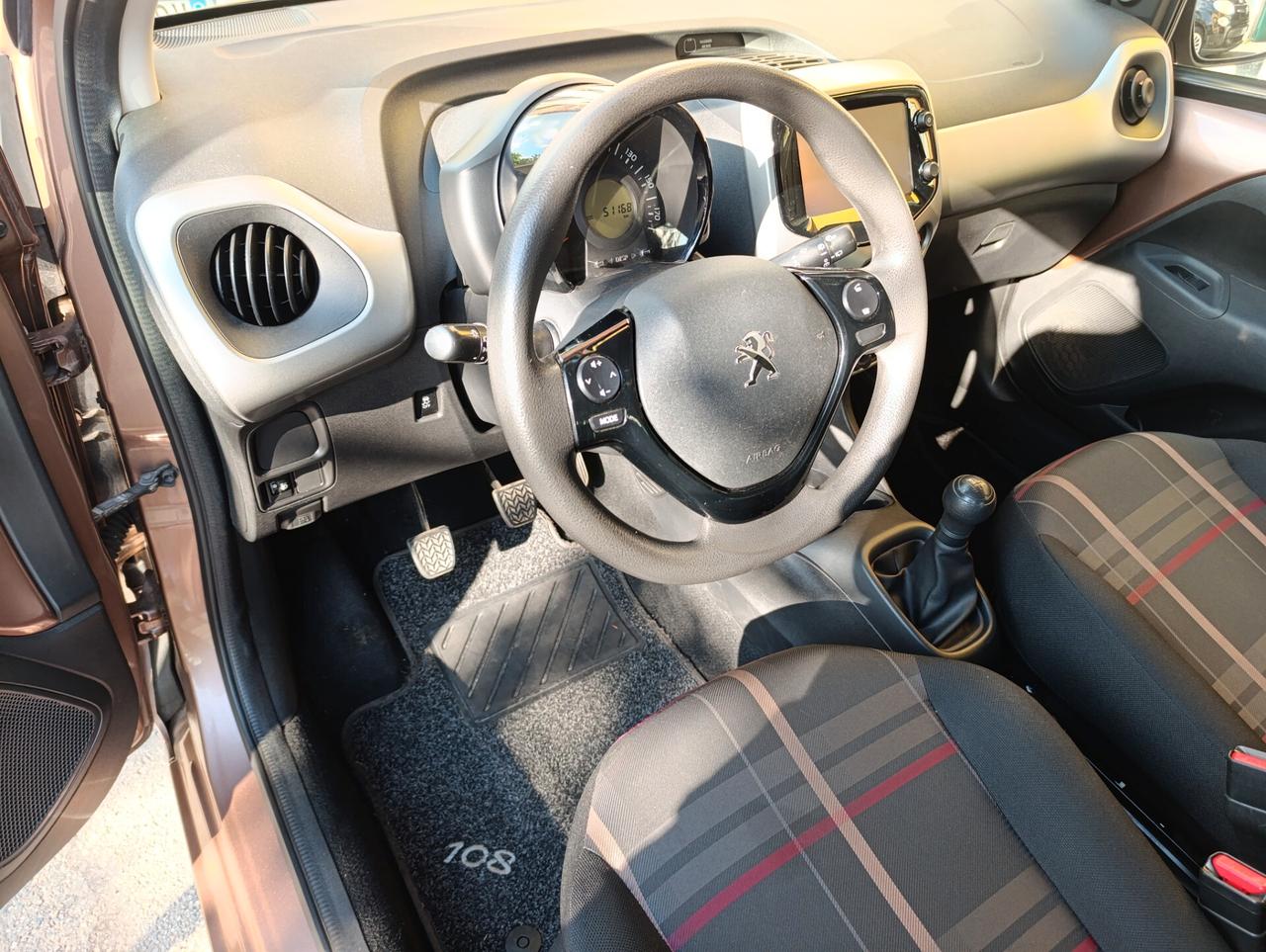 Peugeot 108 VTi 68 5 porte Unico Proprietario Pochi Km
