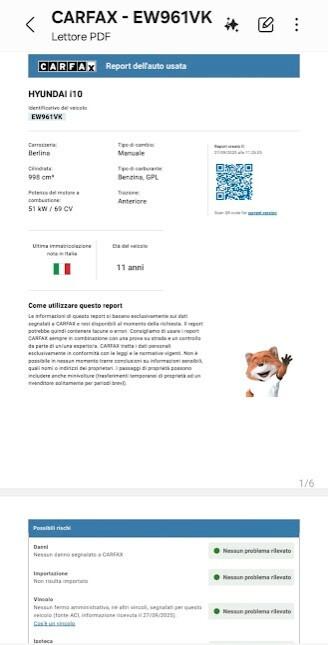 Hyundai i10 1.0 LPGI Econext Comfort