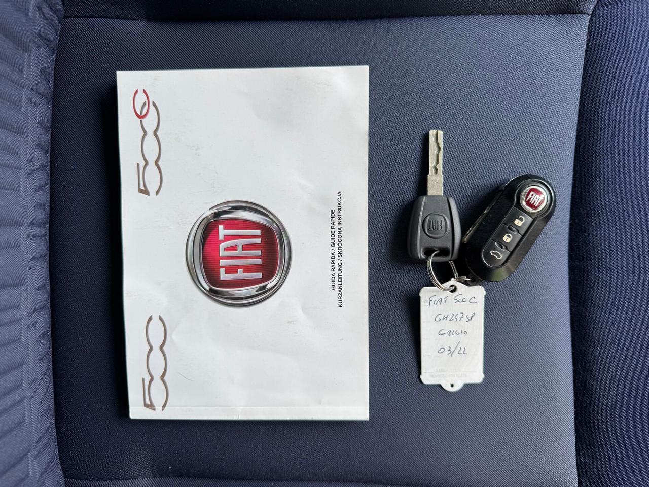 Fiat 500 C 1.0 hybrid (Red) 69Cv GARANZIA 24 MESI