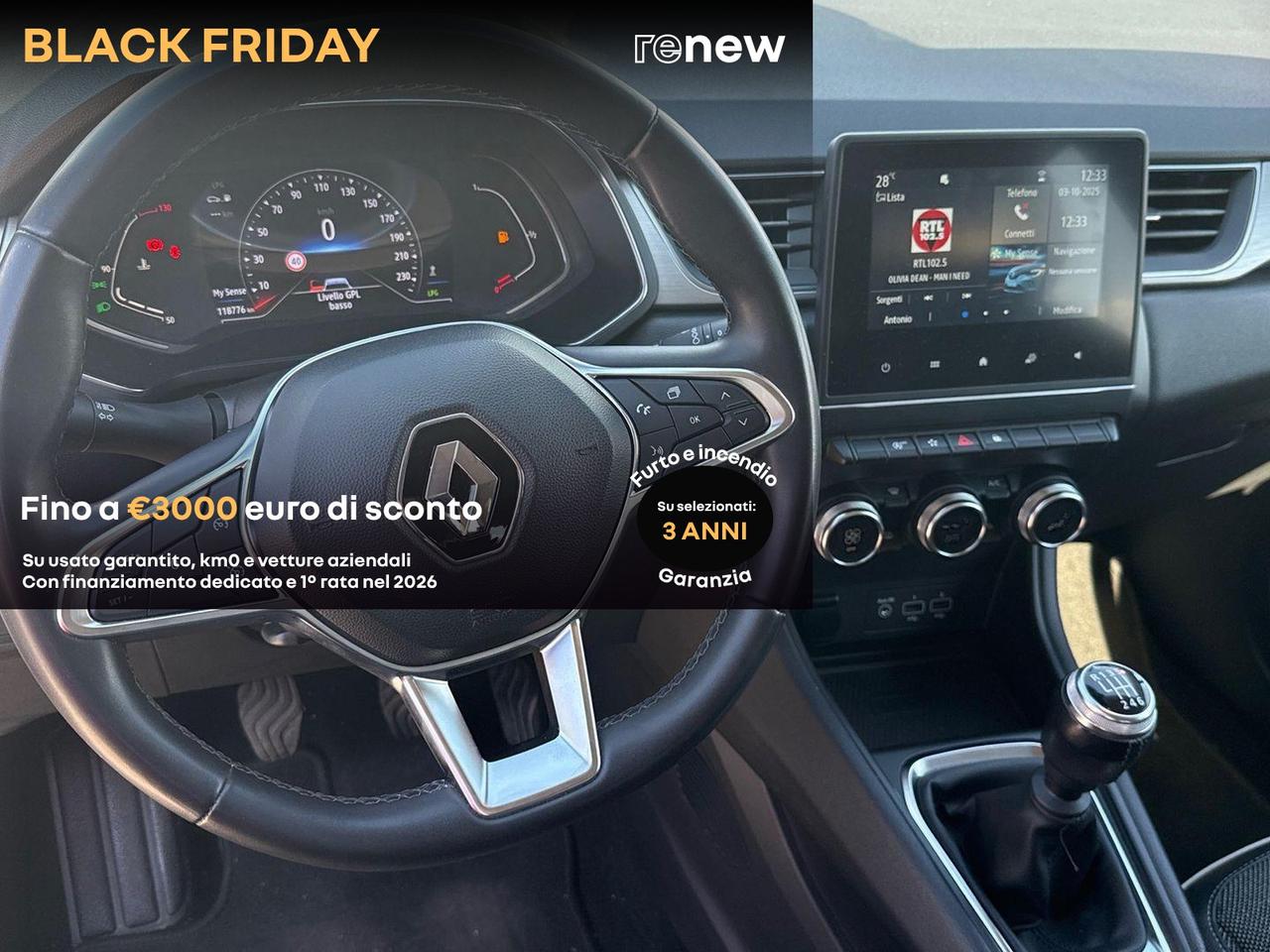 Renault Captur 1.0 tce intens gpl 100cv my21