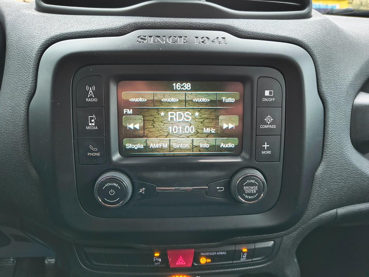 JEEP RENAGADE LIMITED 1.6 DIESEL UNICOPROPRIETARIO 2015