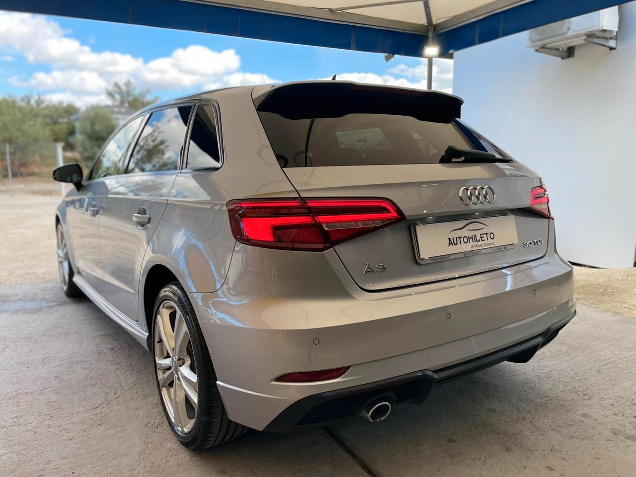 Audi A3 30 TDI S tronic Sport S-line UNICOPROPRIETARIO