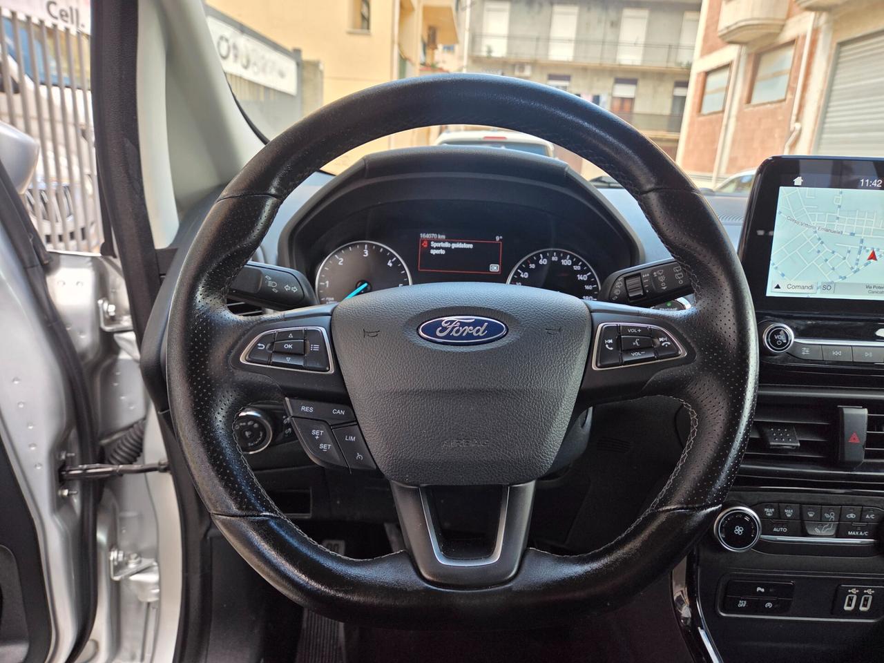FORD ECOSPORT ANNO 2018 ST-LINE 1.5 TDCI 100 CV KM CERTIFICATI
