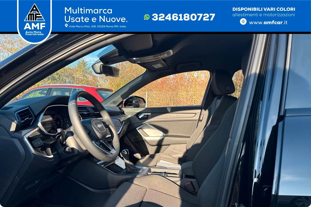 Audi Q3 Sportback 35 TFSI S-Line S-tronic telecamera 19"