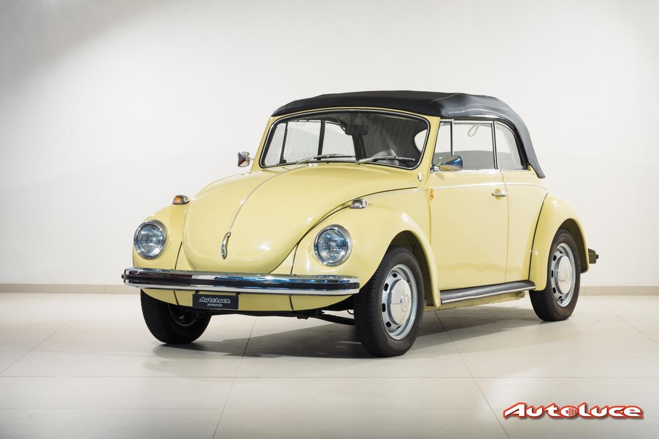 Volkswagen Maggiolino Cabriolet - Vetro piatto - Restaurata completamente - ASI Oro - Targa originale