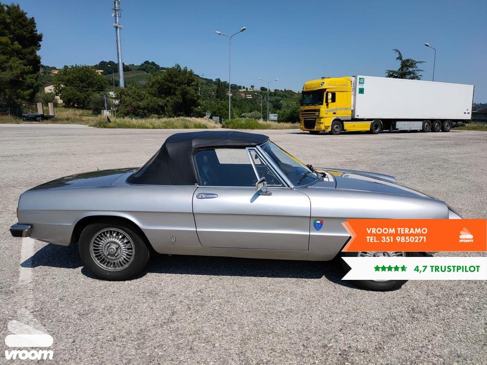 ALFA ROMEO Spider 1.6 coda tronca TARGA ORO
