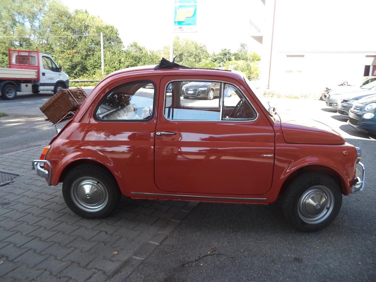 FIAT 500L ORANGE DEL 1970 CON 21000 KM PERFETTA