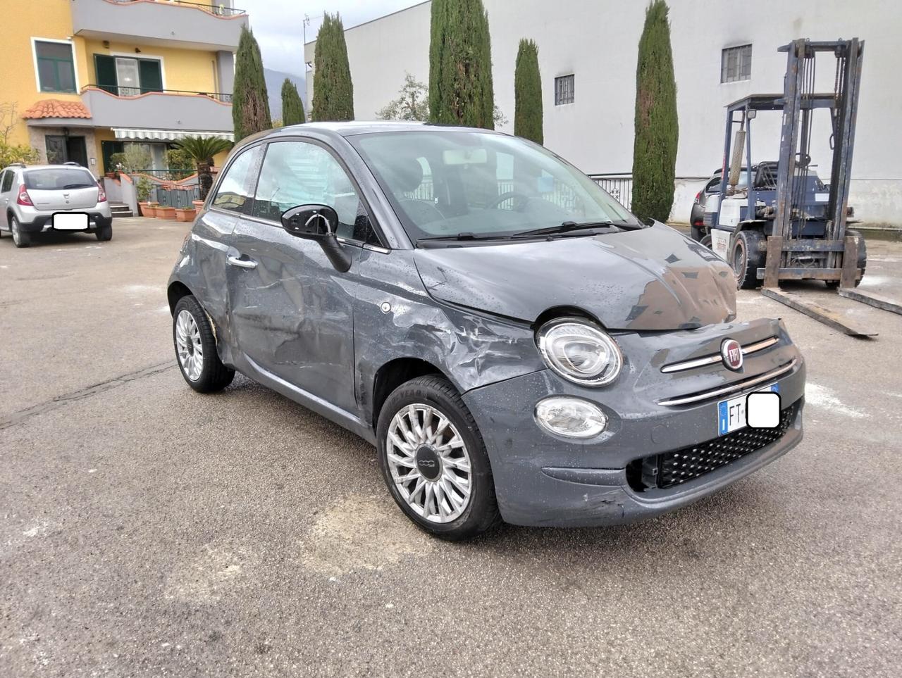 Fiat 500 1.2 Lounge 2019 sinistrata