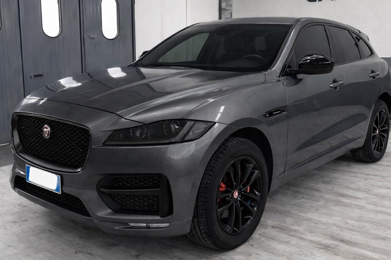 JAGUAR F-PACE 2.0 D 180 CV AWD R-Sport FULL DA VETRINA