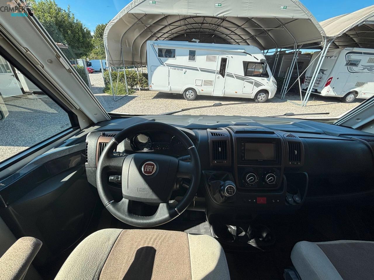 MOBILVETTA K.YACHT 85 TEKNO LINE - Motorhome con letti gemelli ed ampio garage