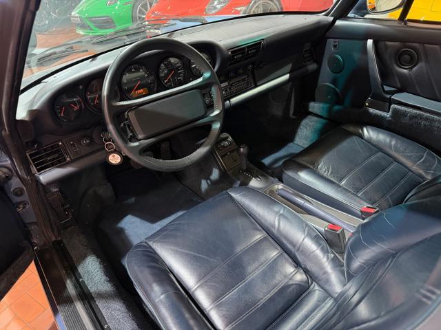 PORSCHE 964 Cabrio-Baltic Blu-Pelle Blu-Capote Blu