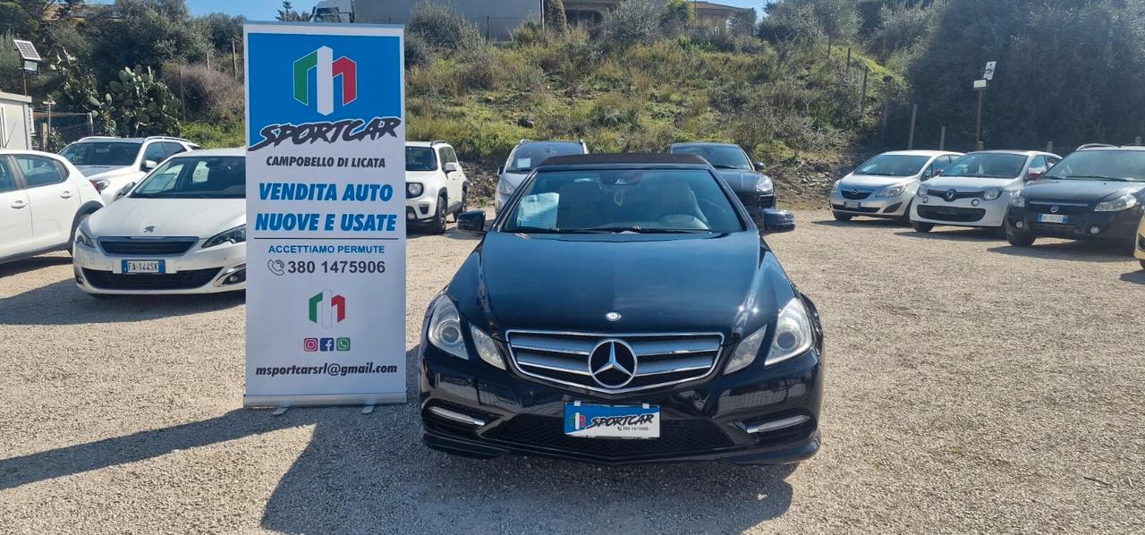CLASSE E CABRIO AUTOMATICA '2012