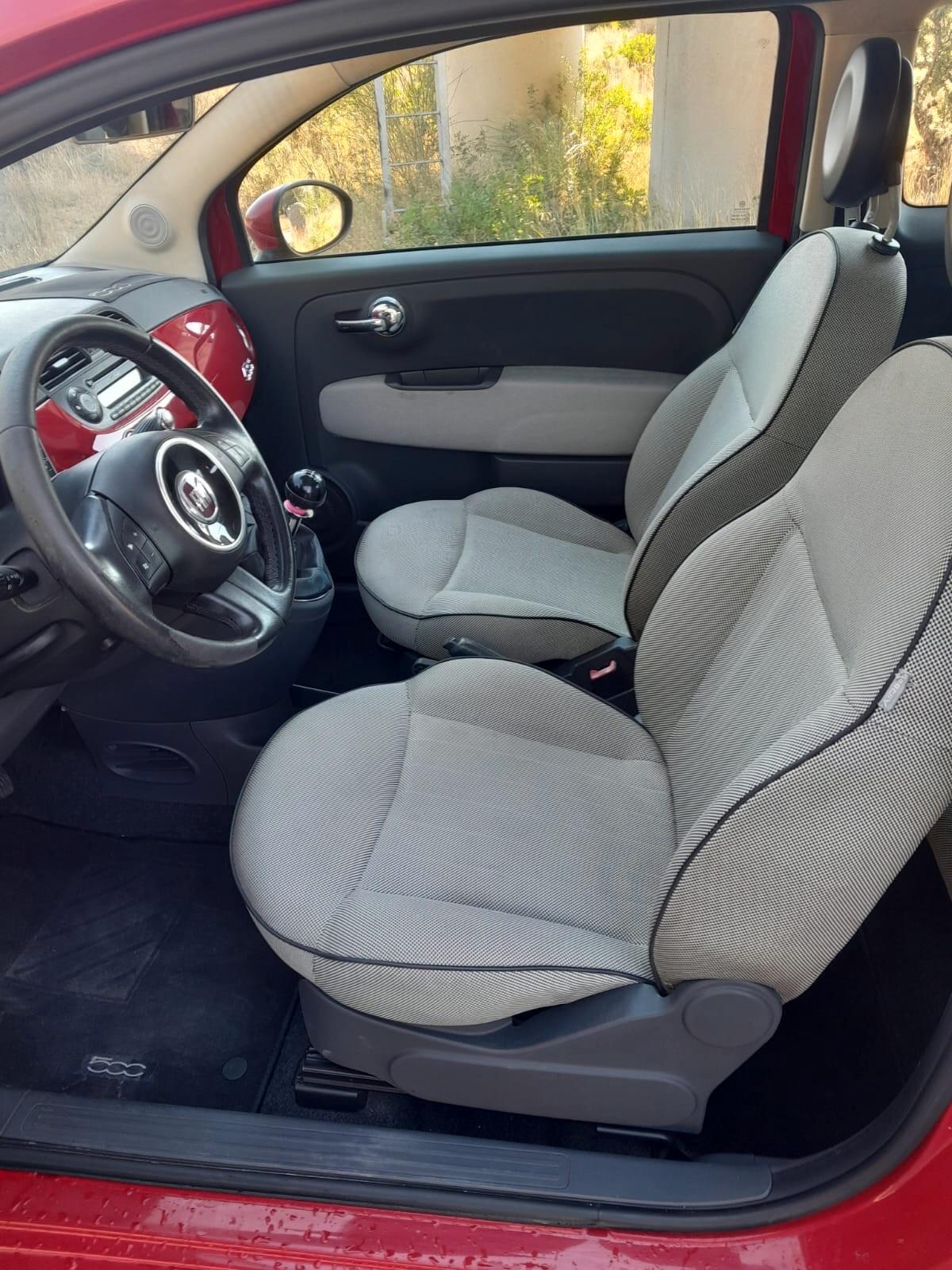 Fiat 500 1.3 Multijet 16V 75 CV Lounge rossa