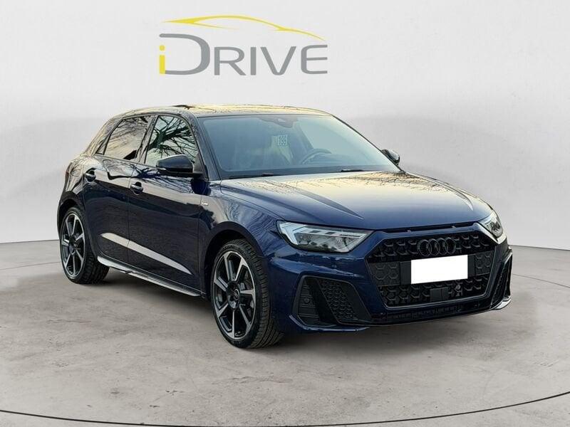 Audi A1 Sportback 30 TFSI S tronic Identity Black " blu navarra" +GPL
