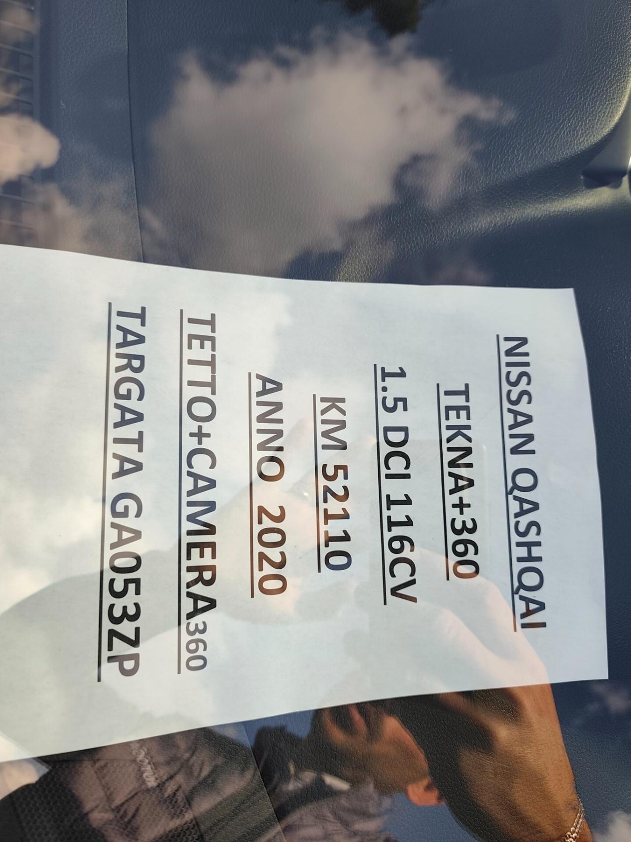 Nissan Qashqai 1.5 dCi 115cv KM 52000