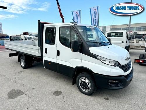 NUOVO IVECO DAILY 35c160 DOPPIA CABINA MY2022, cassone fisso mt 4.20