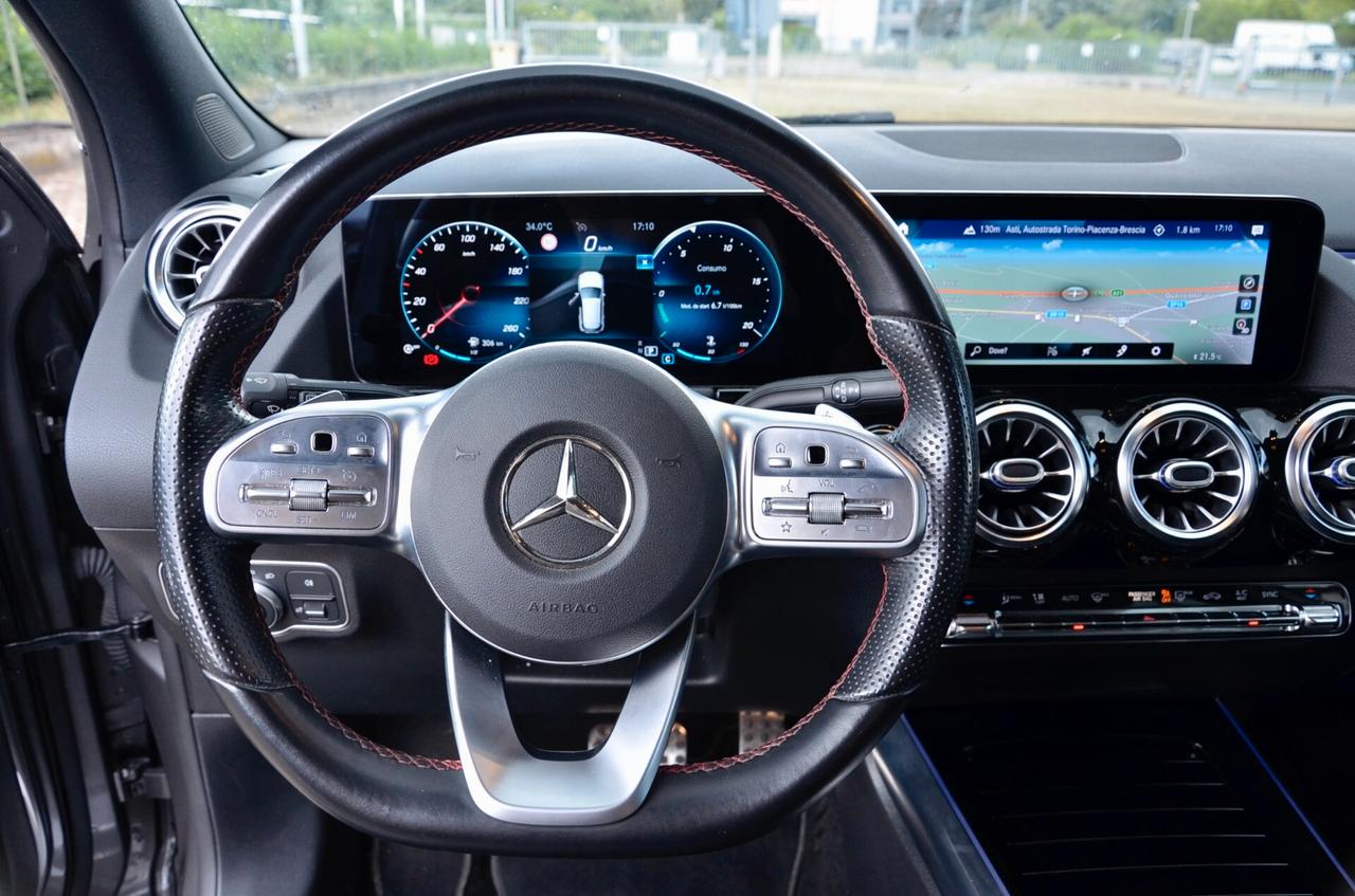 MERCEDES-BENZ GLA 220d PREMIUM AMG 4MATIC 190cv AUTO, UFF ITALIANA, FARI LED, NAVI, RETROCAMERA, 19", PERMUTE