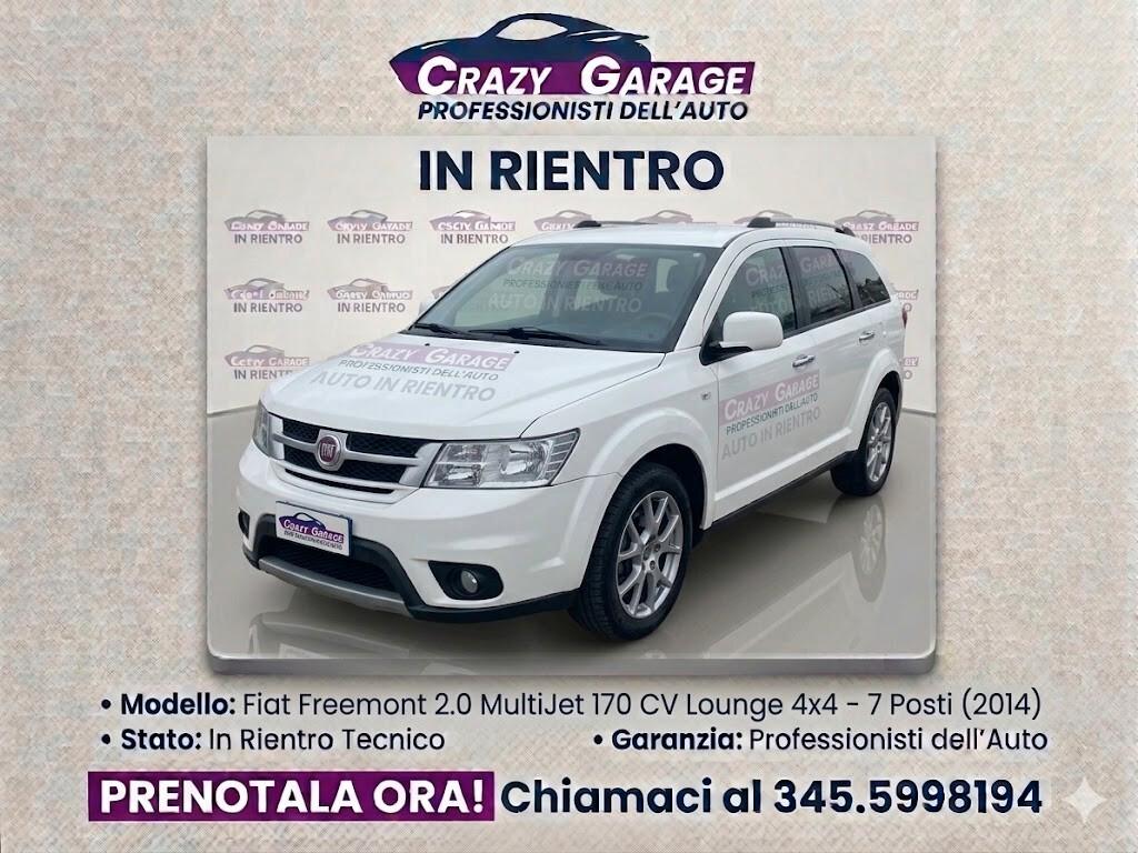 Fiat Freemont 2.0 Mjt 170 CV 4x4 aut. Lounge