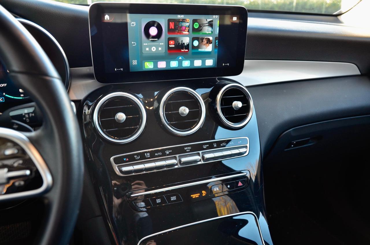 MERCEDES-BENZ GLC 300de PHEV PLUG-IN SPORT 4MATIC 194cv AUTO, SERVICE UFF MERCEDES, UFF ITALIANA, EURO 6D, FARI LED, RETROCAMERA, APPLE ANDROID, PERMUTE