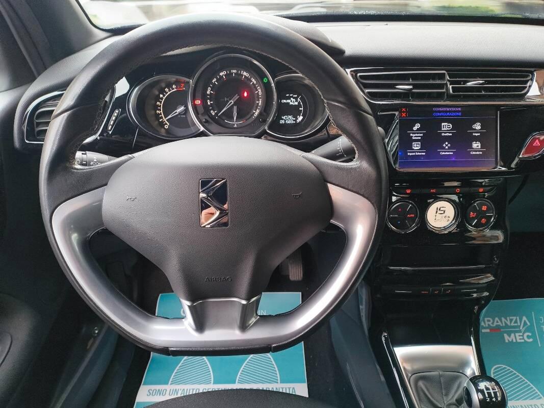 DS DS3 DS3 1.2 puretech So Chic GPL 110cv my16