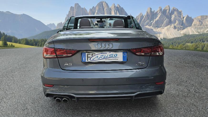 Audi A3 III 2016 Cabriolet Cabrio 4x4 edition 184cv S-LINE *GAR 2ANNI AUDI