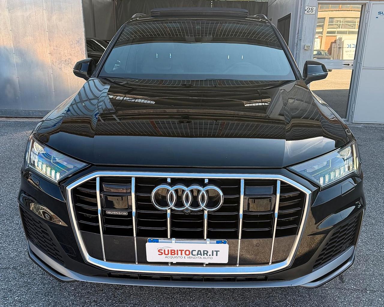 Audi Q7 45 TDI quattro tiptronic Sport Plus S-LINE EDITION 7 POSTI TETTO APRIBILE E FARI MATRIX