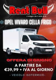 Opel Vivaro GRUPPO FRIGO E CELLA 220 V. STRADA/RETE