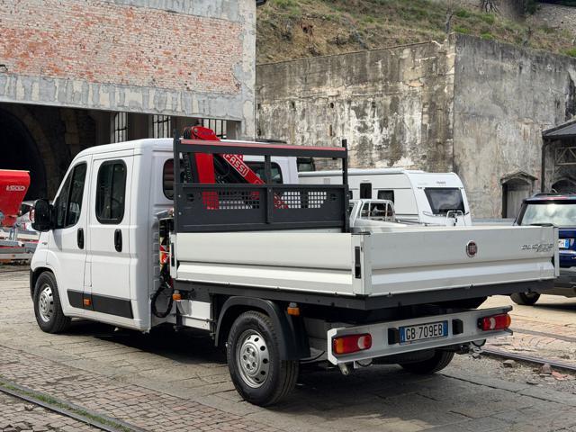 FIAT Ducato 140CV DOPPIA CABINA GRU E CASSONE FISSO