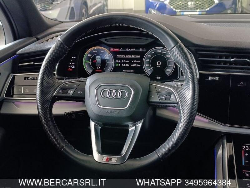 Audi Q7 55 TFSI e quattro tiptronic Sport*S-LINE*TETTO*SEDILI RISCALDATI*CL_22*TELECAMERA 360*SEDILI SPORTIV