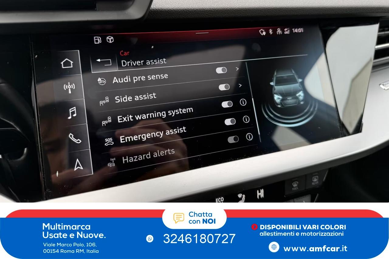 Audi A3 Sportback 40 TFSI S-Line ACC PANO HEAT 18"