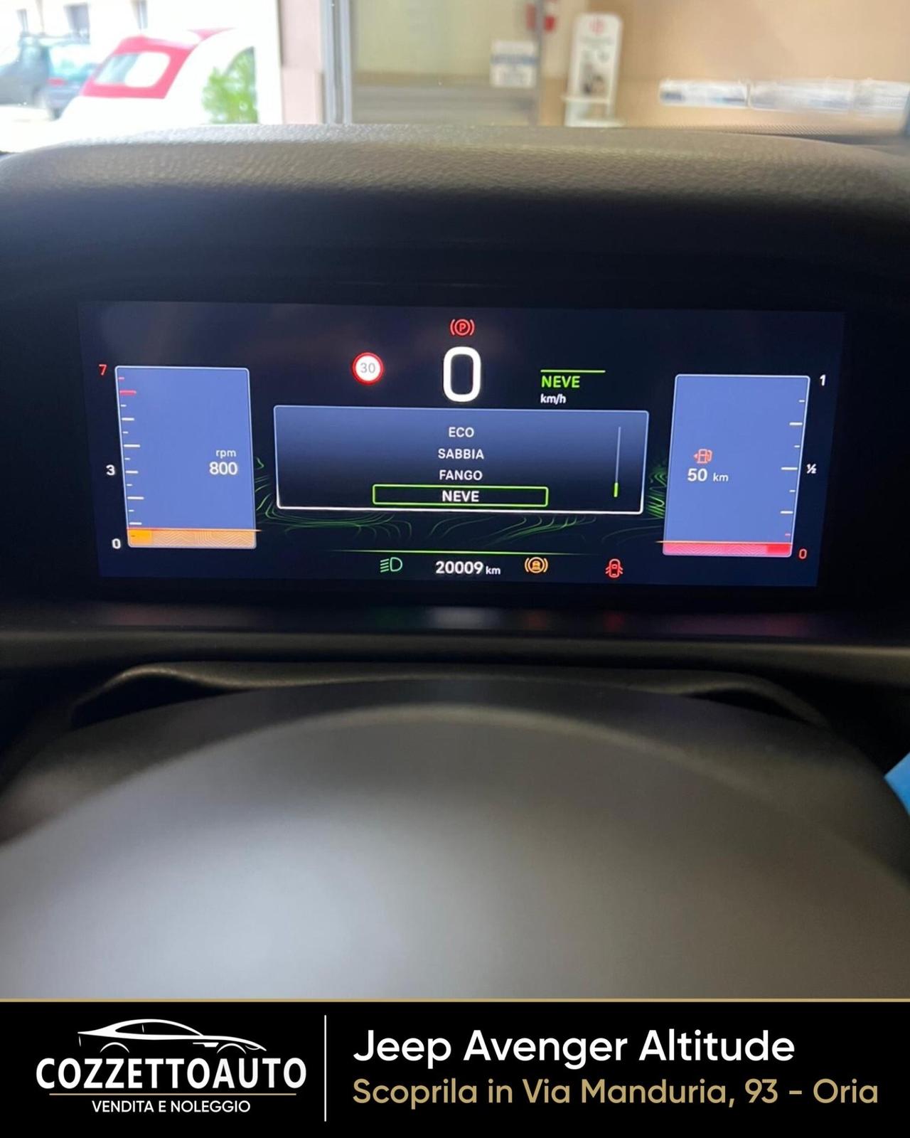 Jeep Avenger 1.2 100 CV Altitude garanzia Jeep