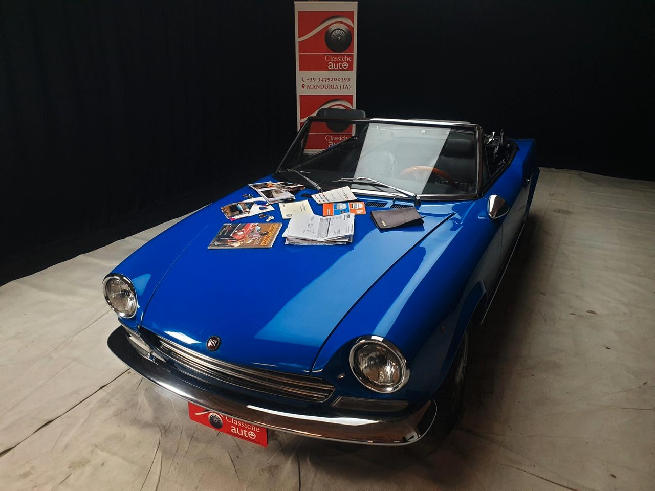 Fiat 124 Spider 1.4cc certif. ASI con C.R.S