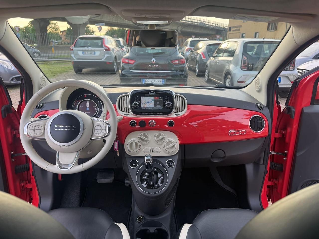Fiat 500 1.2 Lounge AUTOMATICA TETTO PANORAMICO APRIBILE PELLE FRAU OK NEOPATENTATI