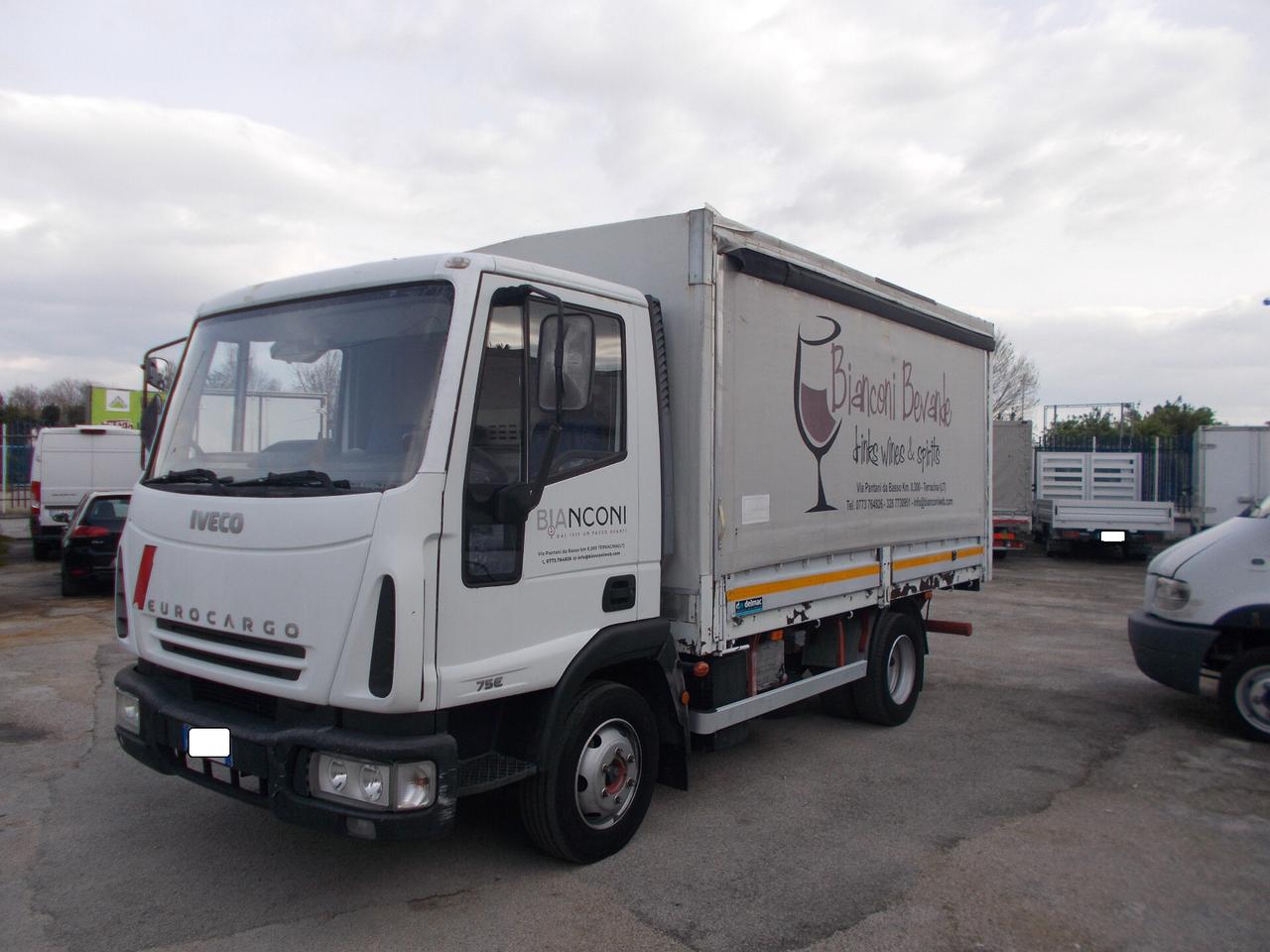 Iveco eurocargo 75e13 anno 2005 cassone