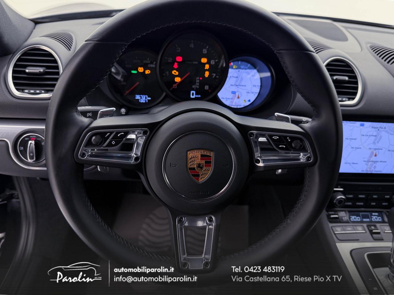 Porsche 718 Cayman 718 2.0 PDK Black pack-LED-Cerchi20-Bose-Pelle