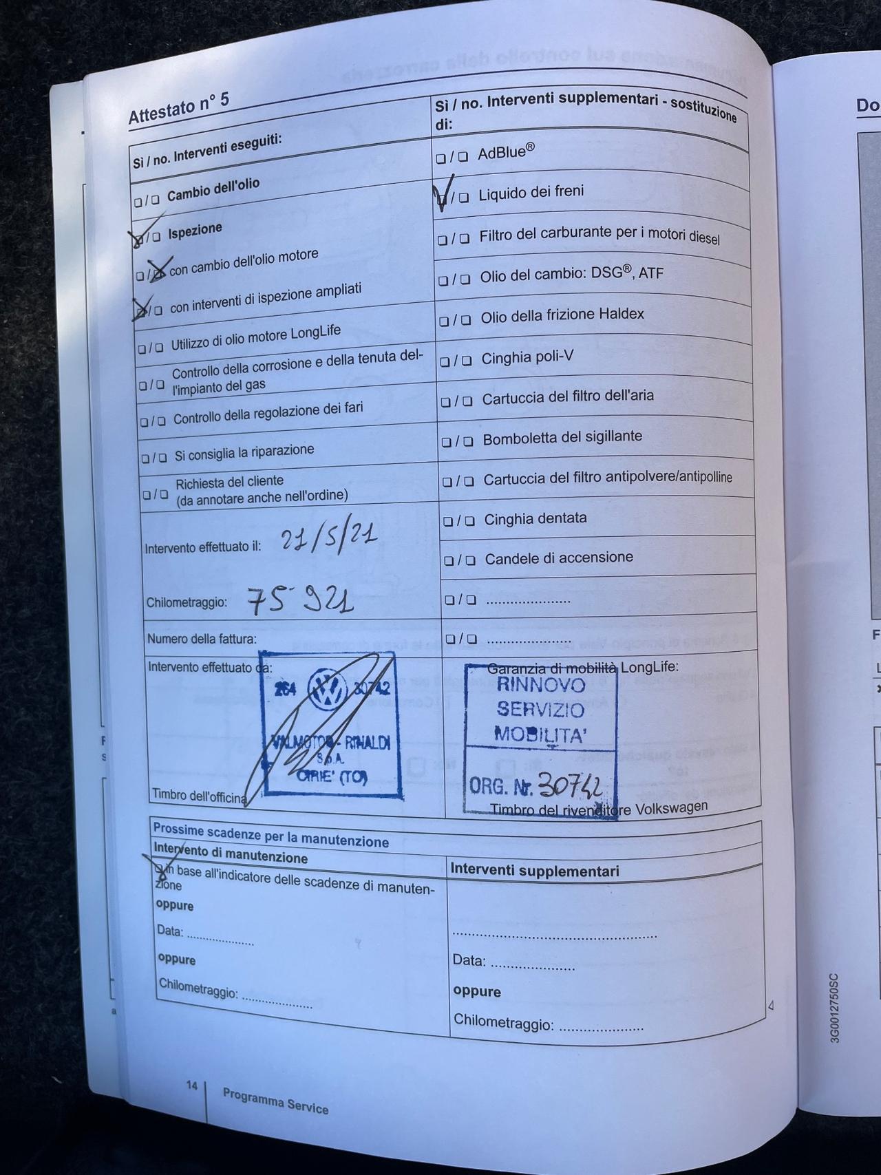 Volkswagen Polo 1.2TSI/TAGLIANDI VW/1PROP/GARANZIA