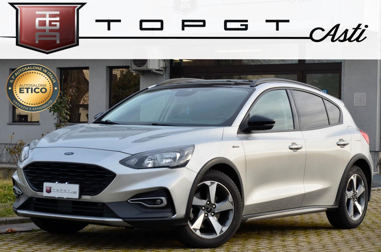 FORD FOCUS ACTIVE 1.0 ECOBOOST 125cv, UFF ITALIANA, SERVICE CON FATTURE, EURO 6D, NAVI, RETROCAMERA, PERMUTE