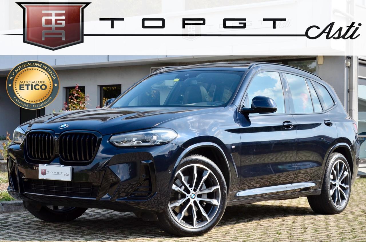 BMW X3 XDRIVE30d MHEV MILD HYBRID 48V MSPORT 249cv AUTO, GARANZIA BMW 3/2027, PACK SERVICE, UFF ITALIANA, EURO 6D, TETTO, FULL LED, RETROCAMERA, PERMUTE