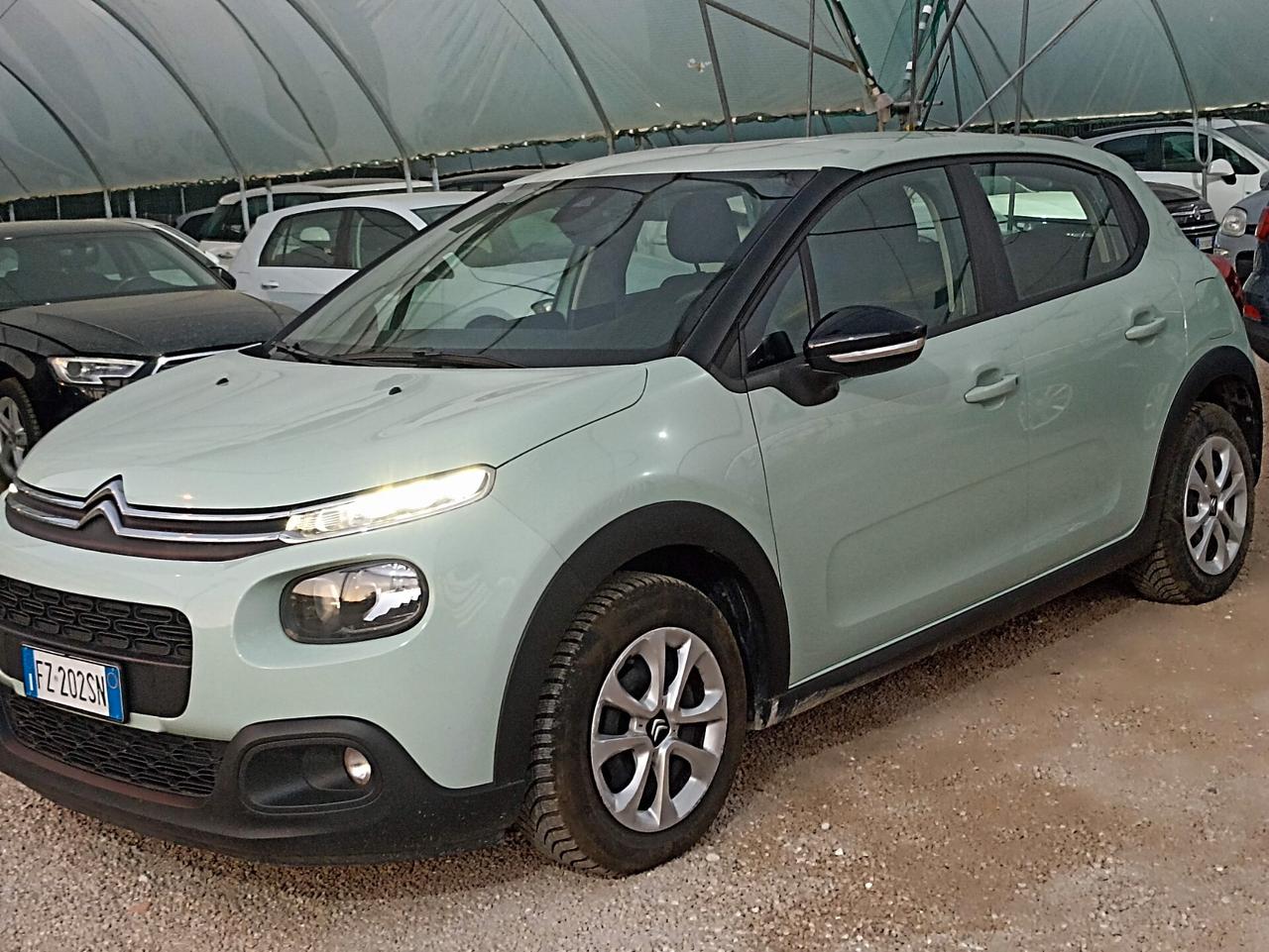 CITROEN C3 1.5 HDI 102cv 12/2019 1 PRO KM 75000 NAVI/LED