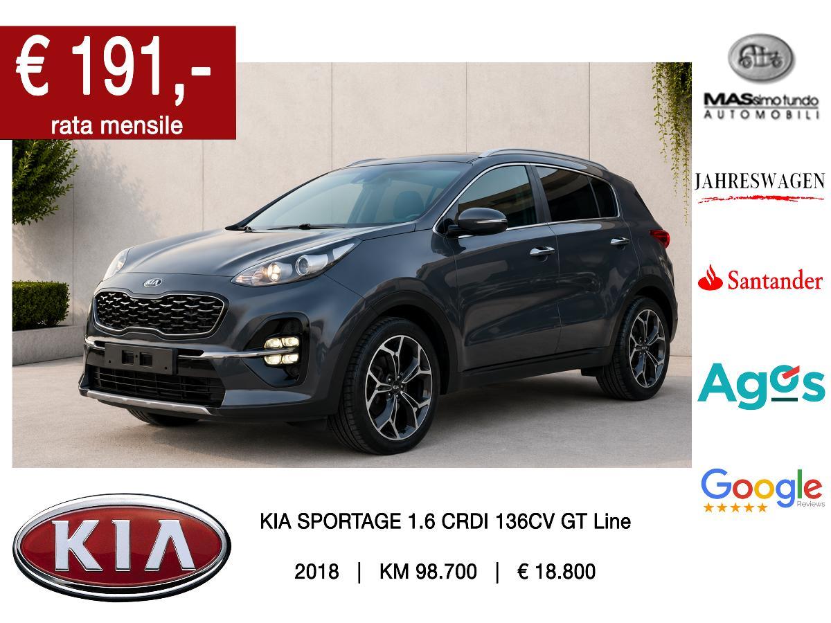 KIA Sportage 1.6 CRDI 136 CV 2WD GT Line