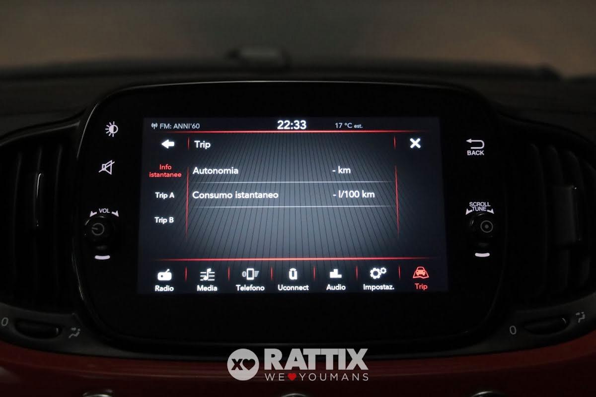 Fiat 500 1.0 Hybrid 70CV Dolcevita + tetto panoramico