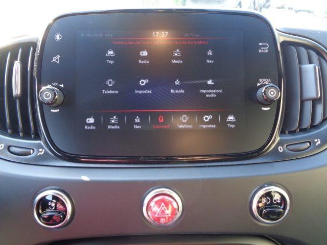 ABARTH 595C 1400 TURBO T-JET 165CV NAVI CARPLAY PELLE"17