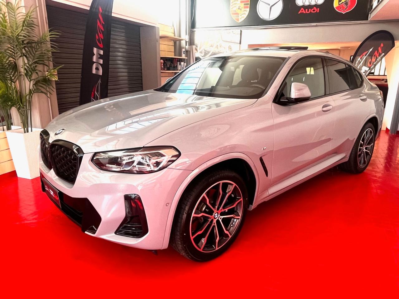 BBMW X4 X-DRIVE 2.0d mhev 48V MSPORT TETTO NAVI CERCHI VIRTUAL TELECAMERA 360 GRADI