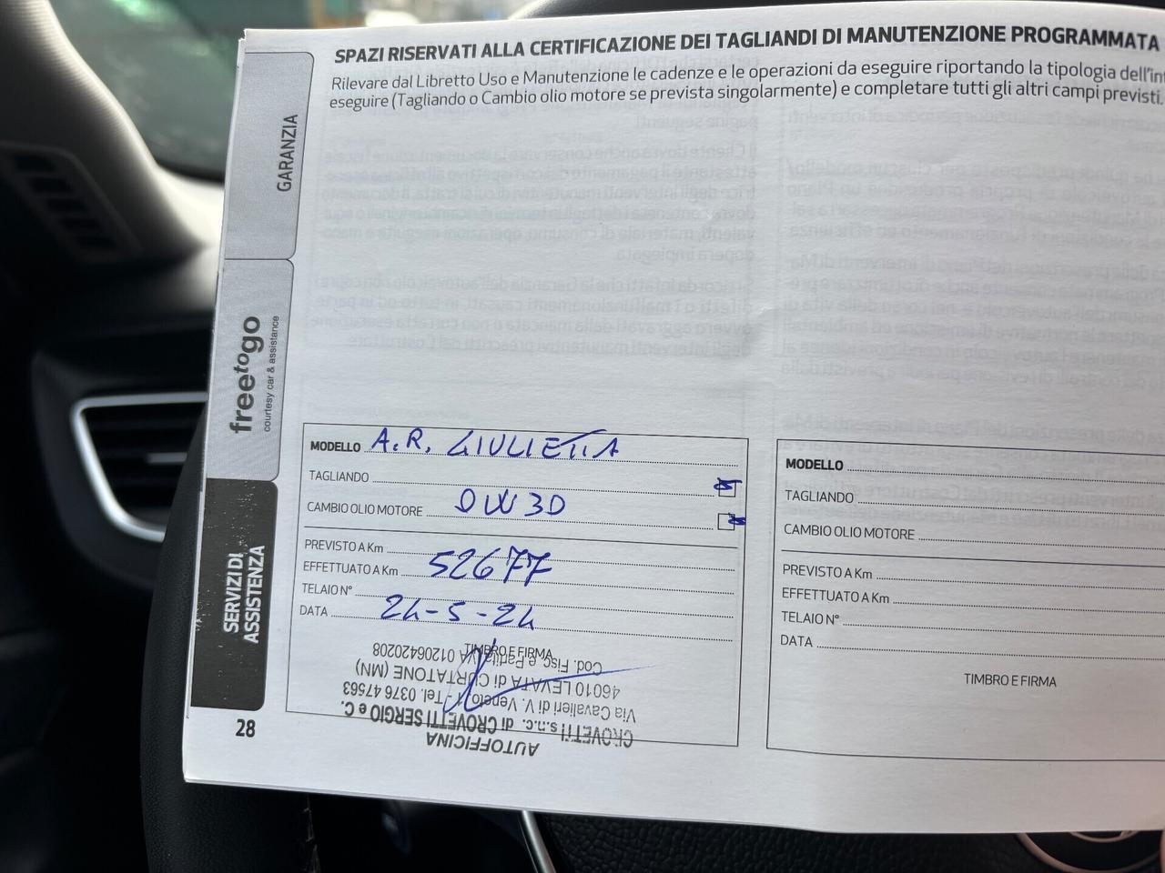 Alfa Romeo Giulietta 1.6 JTDm AUTOMATICA 120cv