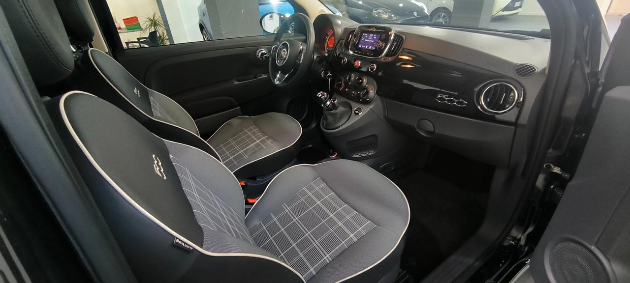 Fiat 500 1.2 lounge unipro km34mila ok neopatentati