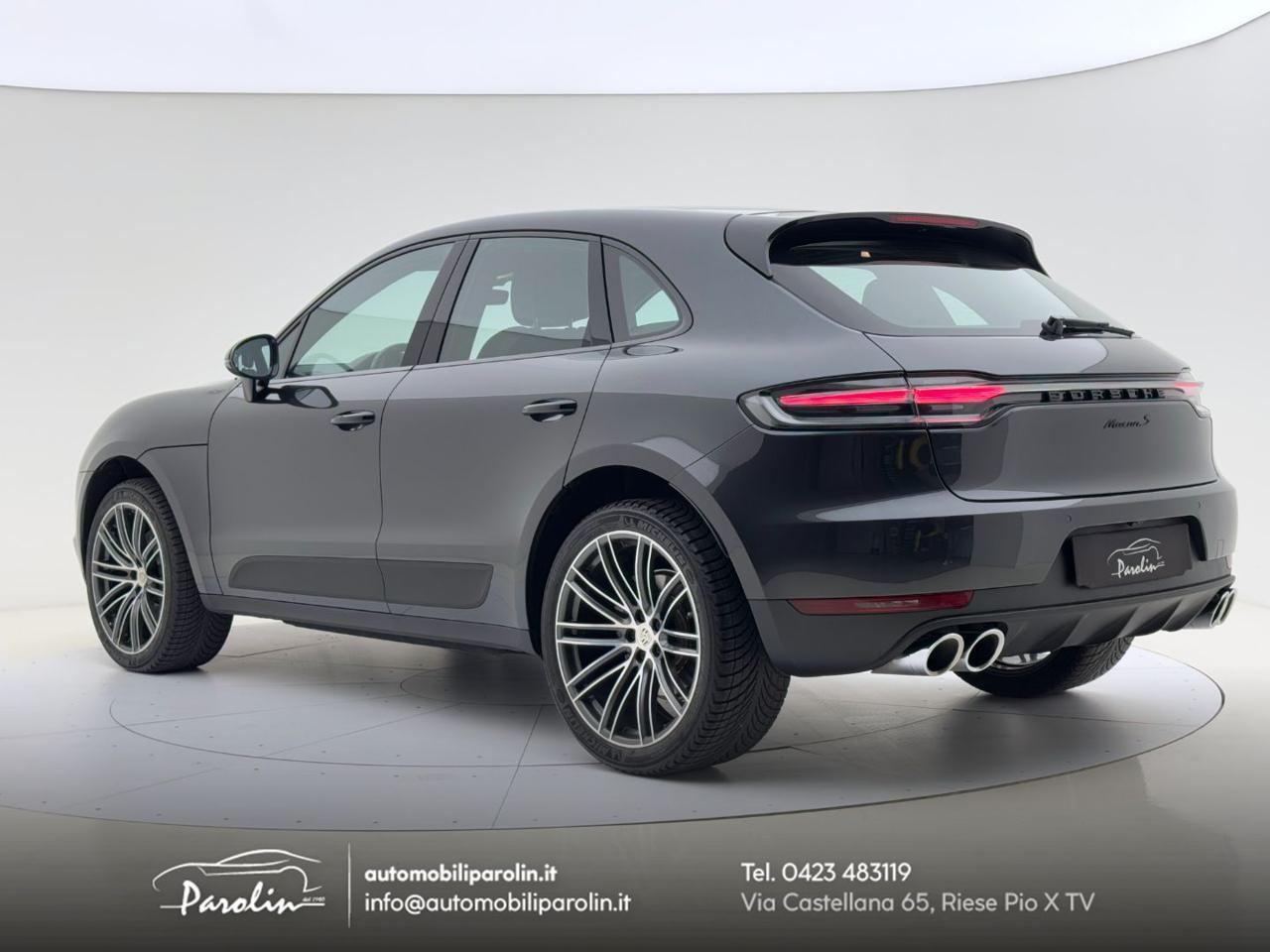 PORSCHE Macan 3.0 S Scarico-Telecamera-Black pack-21''