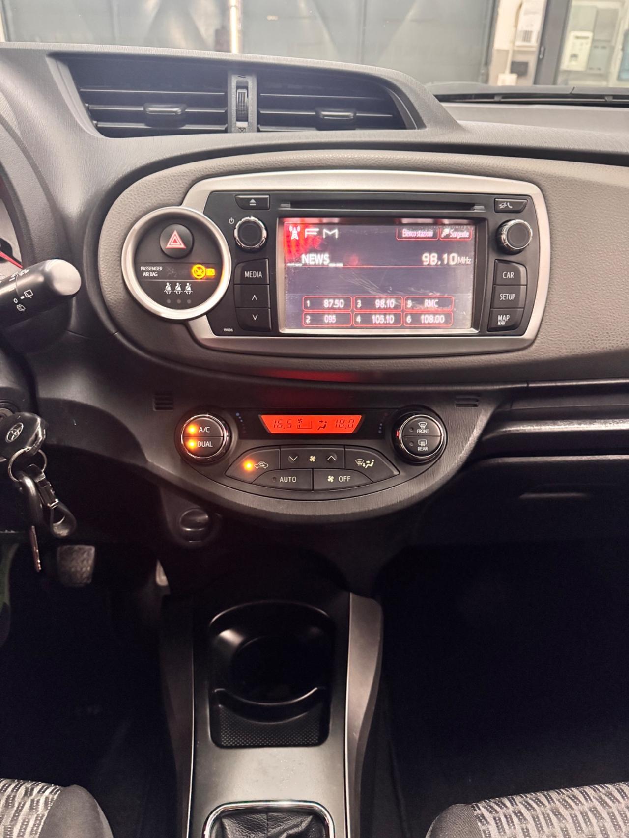 Toyota Yaris 1.0 69 Cv 5 Porte 80.000 KM - 2014