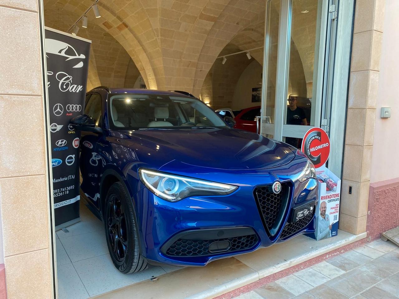 ALFA ROMEO STELVIO SPRINT 2.2 190CV RWD PELLE NAVI CAM CARPLAY ANNO 2021
